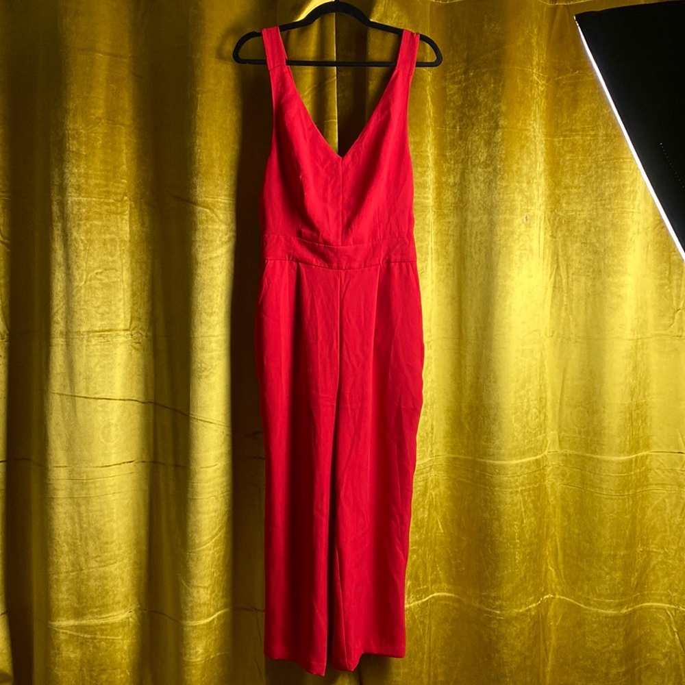 Red Jumpsuit with pockets